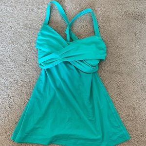 Lululemon Turquoise Built in Bra Top 6